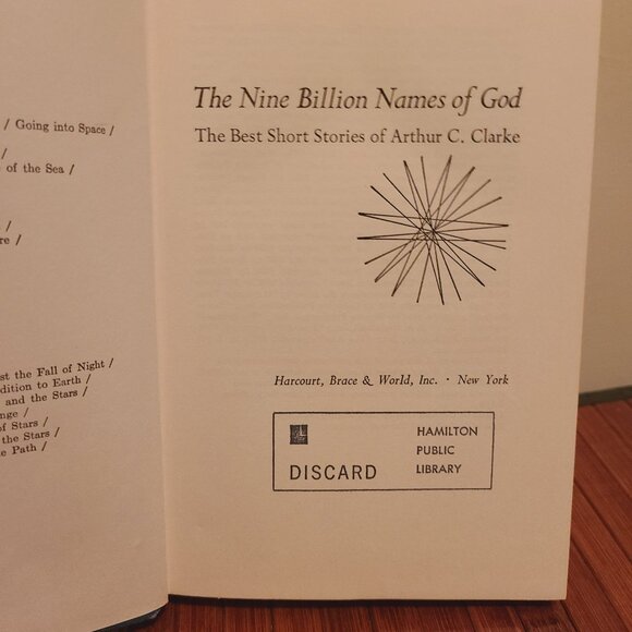 The Nine Billion Names of God by Arthur C. Clarke 1967 - Picture 4 of 10